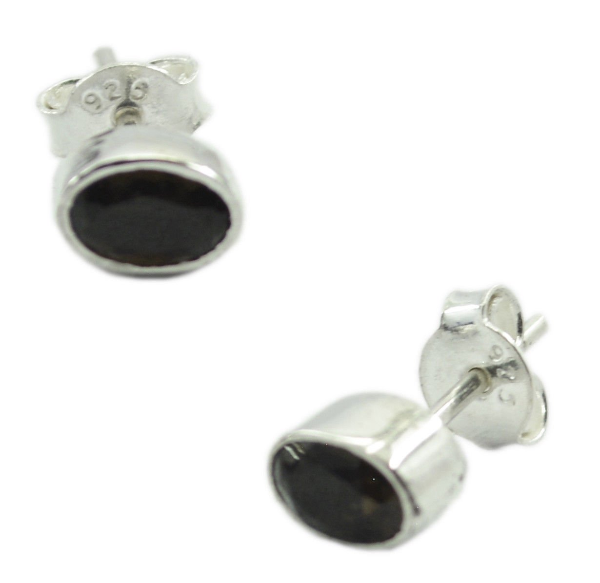 grand Smoky Quartz 925 Sterling Silver Brown Earring Natural jewellery US