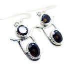 gorgeous Smoky Quartz 925 Sterling Silver Brown Earring genuine generally US