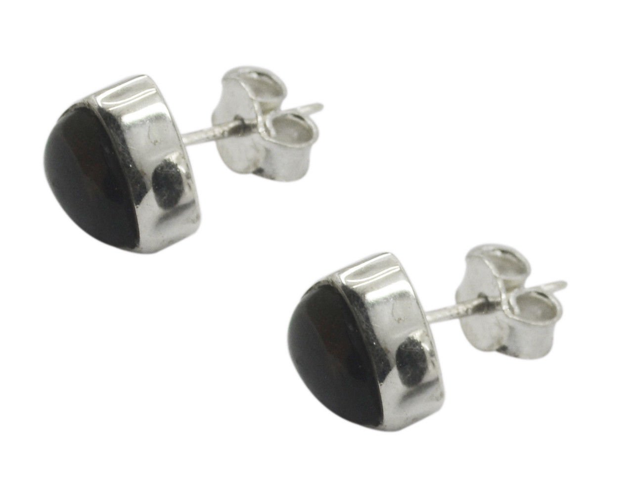 fine Smoky Quartz 925 Solid Sterling Silver Brown Earring genuine india US