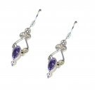 charming Rose Quartz 925 Sterling Silver Pink Earring genuine handmade US