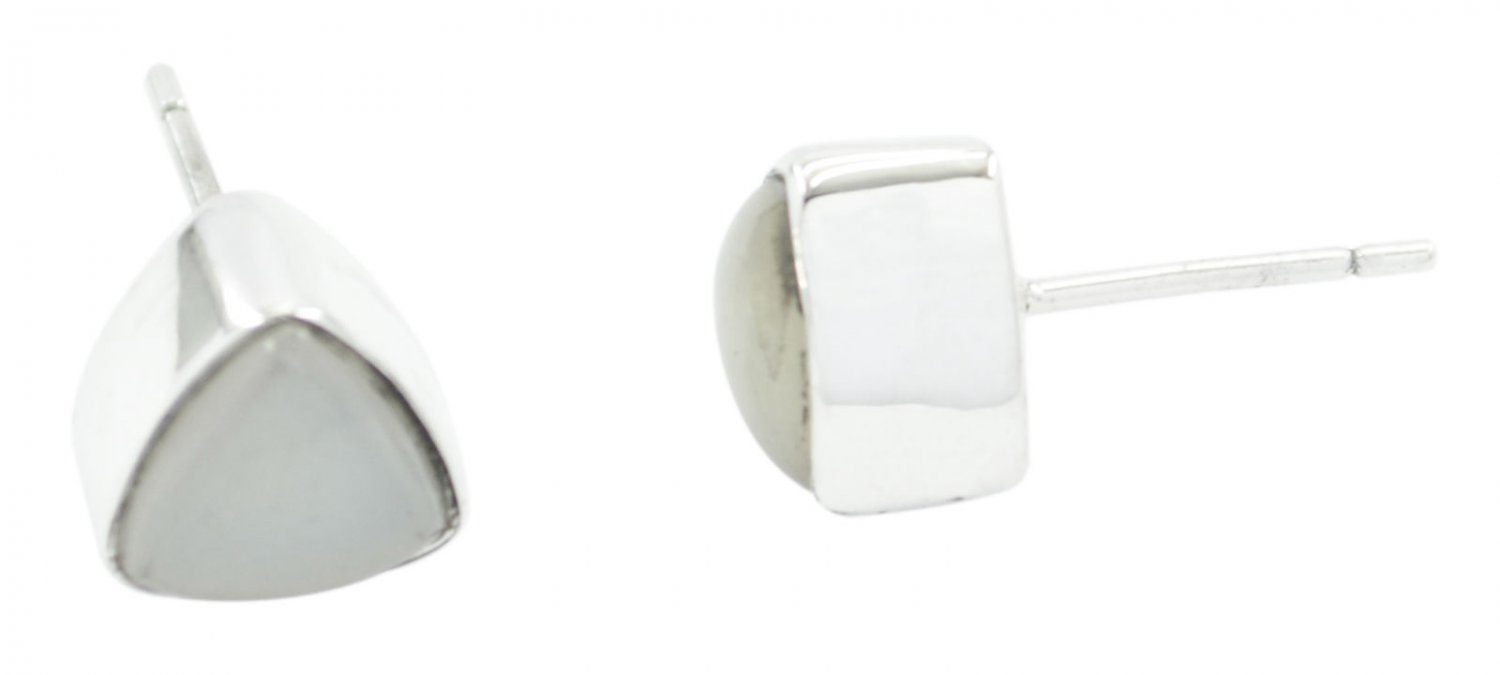 excellent Rainbow moonstone Sterling Silver White Earring Natural wholesale US