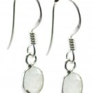 enticing Rainbow moonstone 925 Sterling Silver White Earring genuine supply US