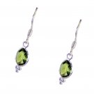 pleasing Peridot 925 Solid Sterling Silver Green Earring genuine generally US