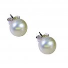 appealing Pearl 925 Solid Sterling Silver white Earring genuine gemstones US
