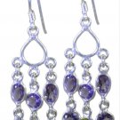 adorable Multi Gemstone 925 Solid Silver Multi Earring genuine normaly US