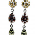 inviting Multi Gemstone Solid Sterling Silver Multi Earring Natural freely US