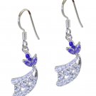 pleasing Multi CZ 925 Solid Sterling Silver Multi Earring genuine jewelry US