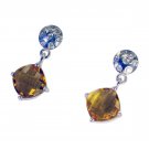 classy Multi CZ 925 Solid Sterling Silver Multi Earring Natural gemstones US