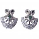 appealing Multi CZ 925 Solid Sterling Silver Multi Earring Natural indian US