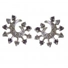adorable Multi CZ 925 Solid Sterling Silver Multi Earring genuine india US