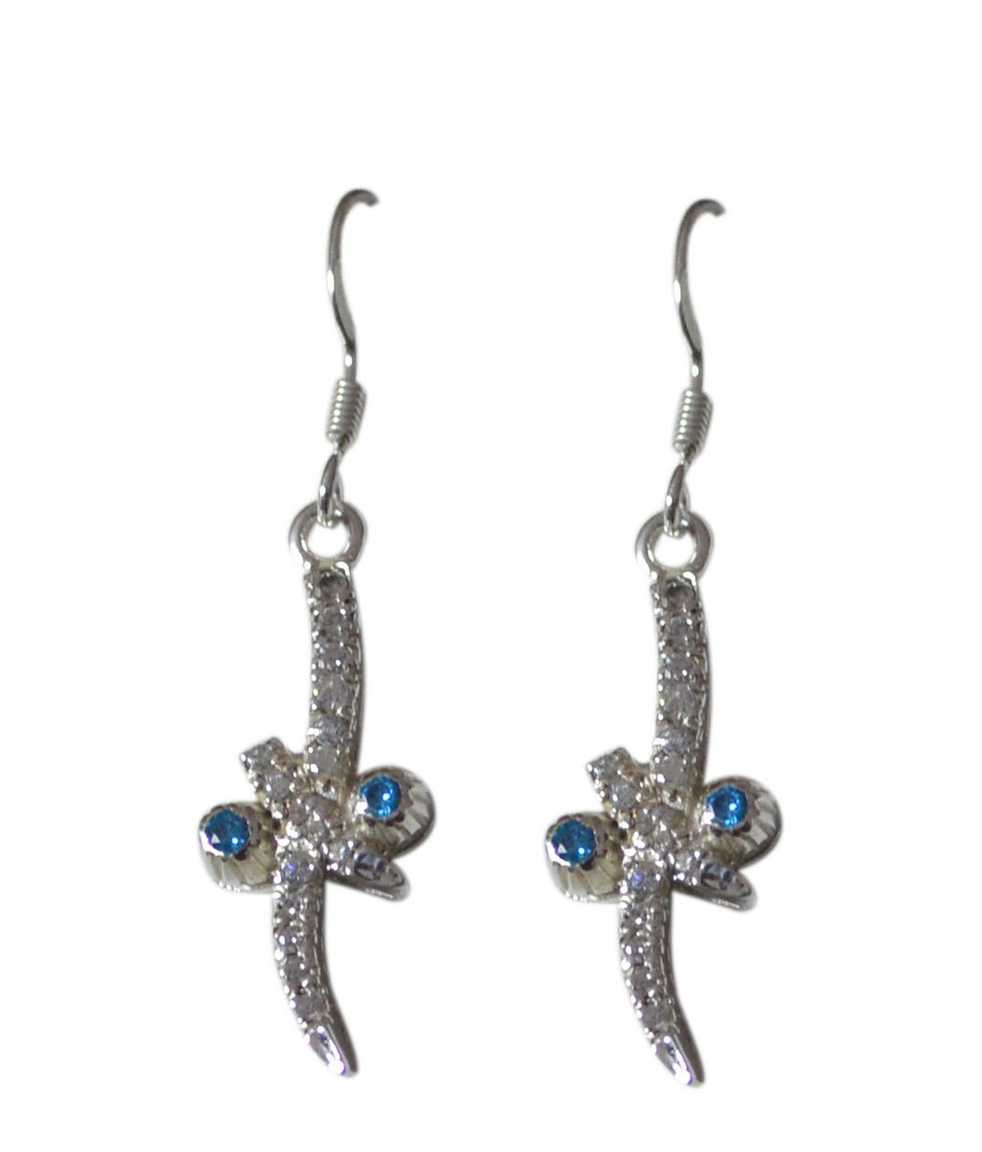 fair Multi CZ 925 Solid Sterling Silver Multi Earring Natural jewelry US