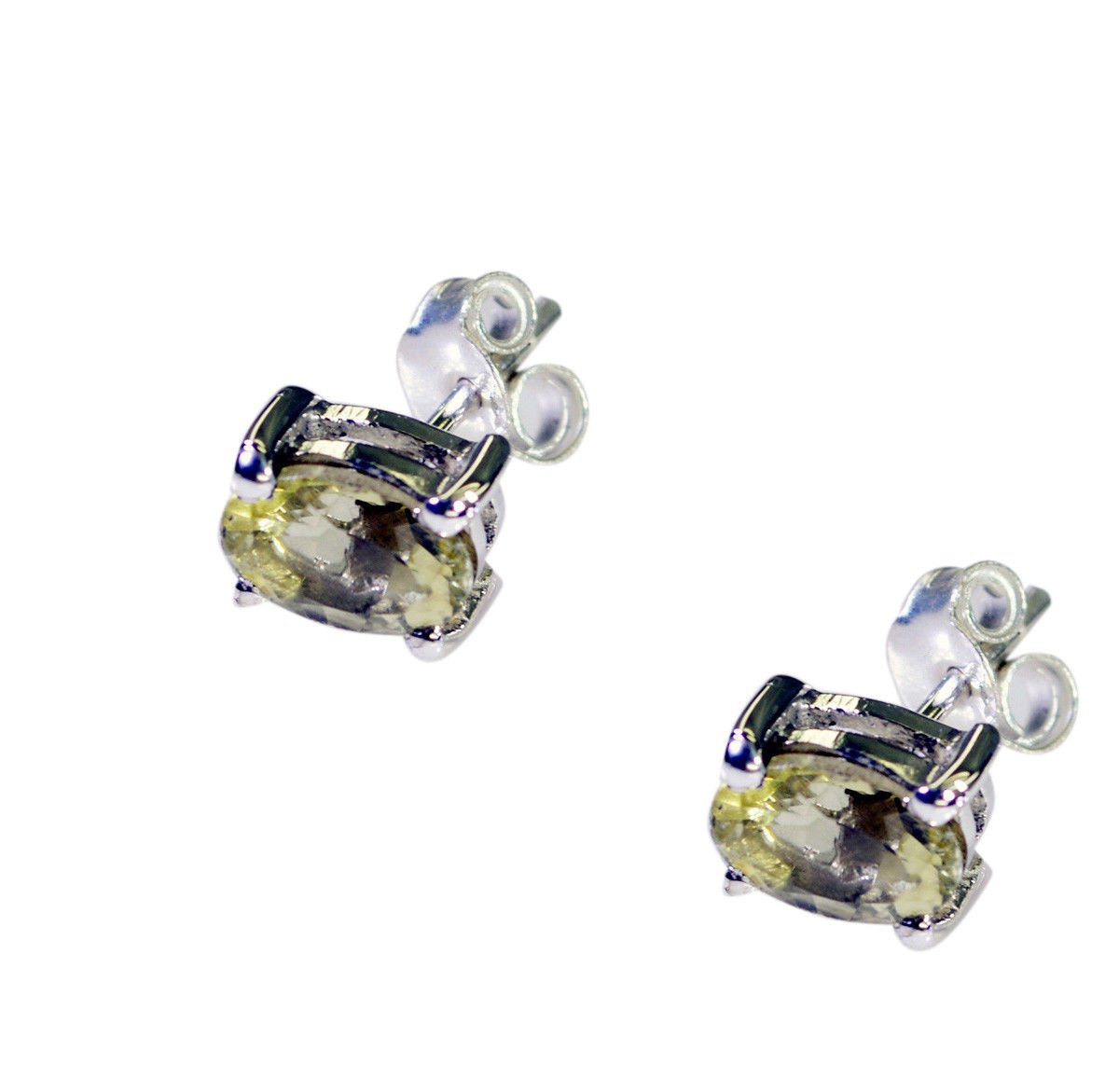 enticing Lemon Quartz Solid Sterling Silver Yellow Earring Natural suppiler US
