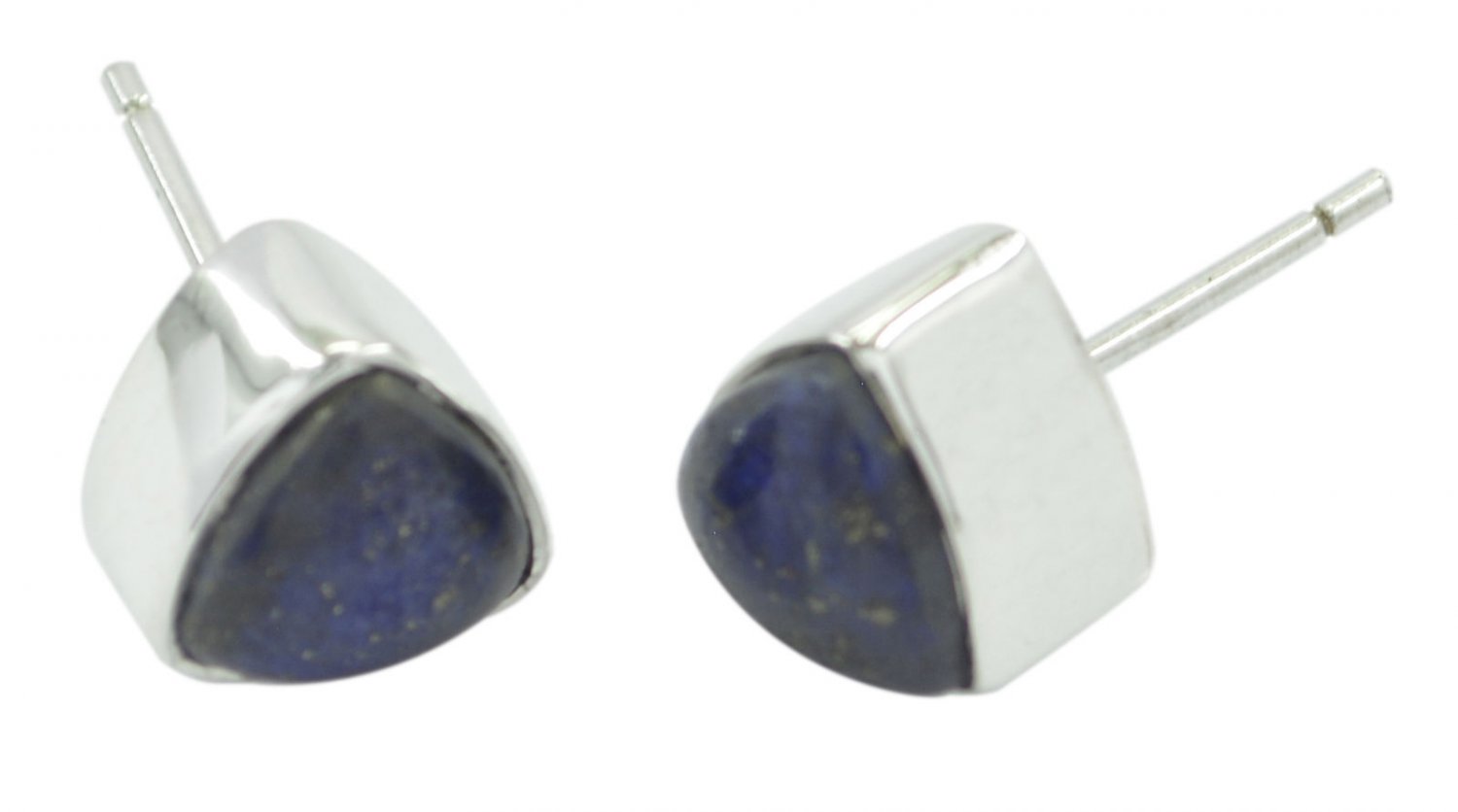 fine Lapis Lazuli 925 Sterling Silver Blue Earring Natural supplies US