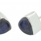 fine Lapis Lazuli 925 Sterling Silver Blue Earring Natural supplies US