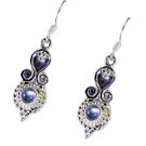 appealing Labradorite 925 Solid Sterling Silver Gray Earring Natural india US