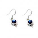 comely Labradorite 925 Solid Sterling Silver Gray Earring genuine Designer US