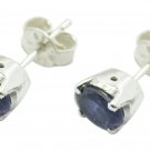 resplendent Iolite 925 Solid Sterling Silver Blue Earring Natural common US