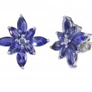 enticing Iolite 925 Solid Sterling Silver Blue Earring genuine exporter US