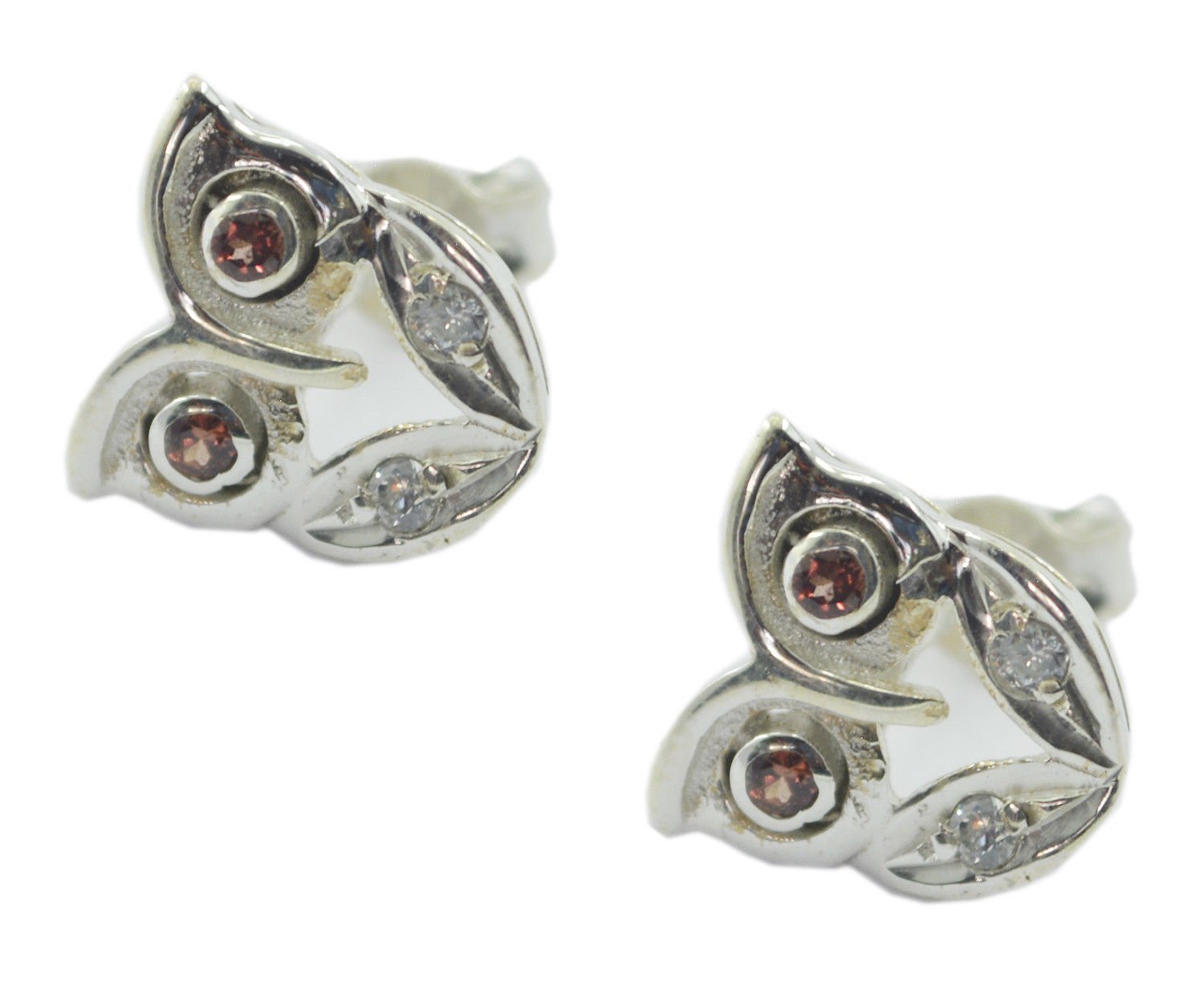 exquisite Garnet 925 Sterling Silver Red Earring Natural supplies US