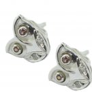 handsome Garnet 925 Sterling Silver Red Earring Natural exporter US
