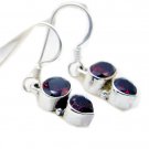 comely Garnet 925 Sterling Silver Red Earring Natural exporter US