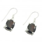 enticing Garnet 925 Solid Sterling Silver Red Earring genuine supplies US