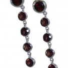 charming Red Onyx 925 Solid Sterling Silver Red Earring genuine Designer US