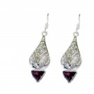 ideal Garnet 925 Solid Sterling Silver Red Earring Natural generally US