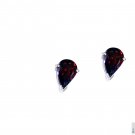 resplendent Garnet 925 Solid Sterling Silver Red Earring genuine gemstone US