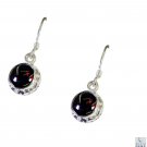 pleasing Garnet 925 Solid Sterling Silver Red Earring Natural jewelry US
