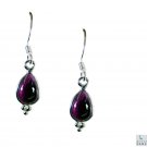 excellent Garnet 925 Solid Sterling Silver Red Earring genuine general US