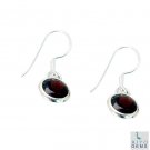enticing Garnet 925 Solid Sterling Silver Red Earring Natural usual US
