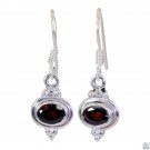 inviting Garnet 925 Solid Sterling Silver Red Earring genuine supplies US
