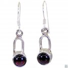 ideal Garnet 925 Solid Sterling Silver Red Earring Natural suppiler US