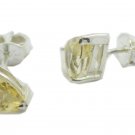 attractive Citrine 925 Sterling Silver Yellow Earring Natural easily US