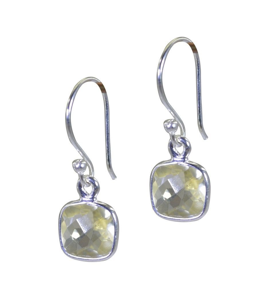 captivating Citrine Solid Sterling Silver Yellow Earring Natural gemstones US