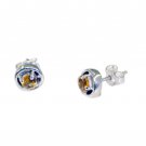 resplendent citrine 925 Solid Sterling Silver Yellow Earring genuine usually US