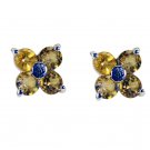 enticing Citrine 925 Solid Sterling Silver Yellow Earring Natural jaipur US