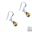 attractive Citrine 925 Solid Sterling Silver Yellow Earring genuine supplies US