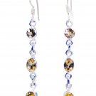 fascinating Citrine 925 Solid Sterling Silver Yellow Earring genuine easily US