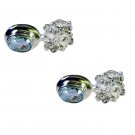 handsome Blue Topaz 925 Sterling Silver Blue Earring Natural handcrafted US