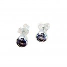 fine Amethyst 925 Solid Sterling Silver Purple Earring Natural supplies US