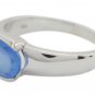 excellent Blue Chalcedony 925 Sterling Silver Blue Ring genuine india US