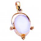 appealing Agate Gold Plated White Pendant Glass casually US