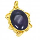 inviting Amethyst Gold Plated Purple Pendant Glass jewelry US