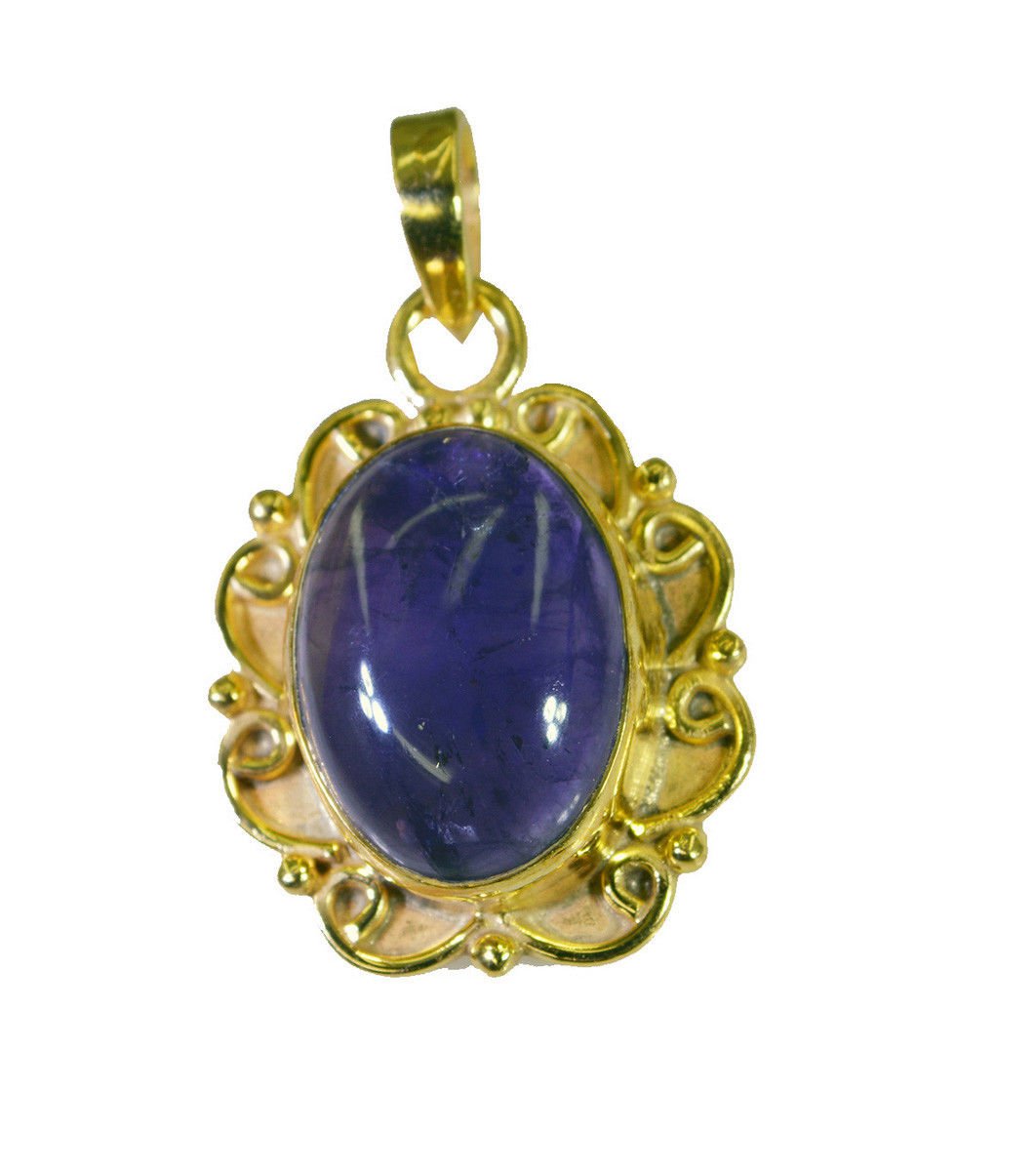 fine-looking Amethyst Gold Plated Purple Pendant Fashion wholesales US