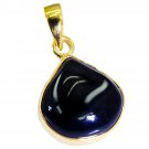 gorgeous Black Onyx Gold Plated Black Pendant Fashion generally US