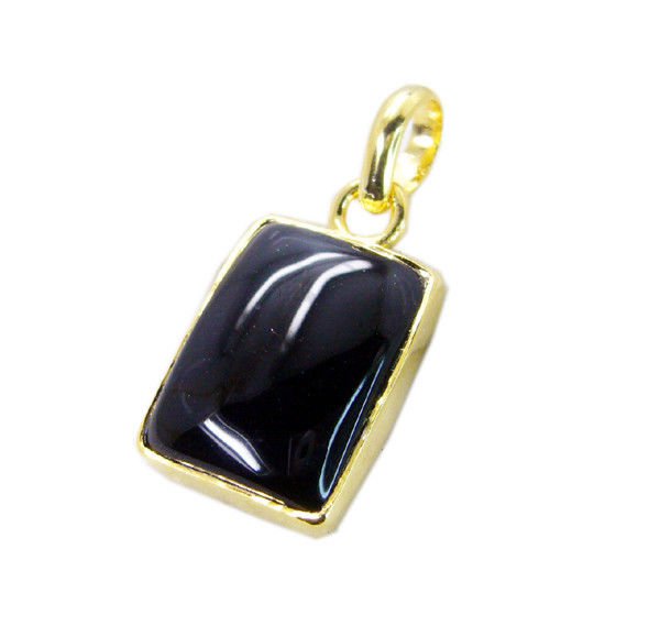 captivating Black onyx Gold Plated Black Pendant Fashion supplies US