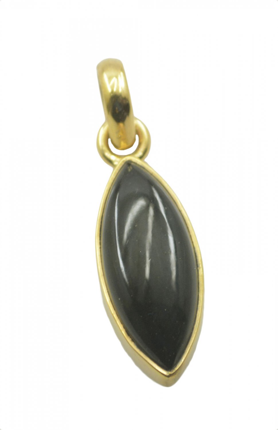 elegant Black Onyx Gold Plated Black Pendant Glass wholesales US