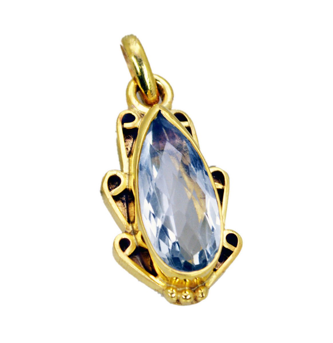splendid Green Amethyst Gold Plated Green Pendant Glass wholesales US